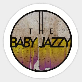 THE BABY JAZZY - VINTAGE YELLOW CIRCLE Sticker